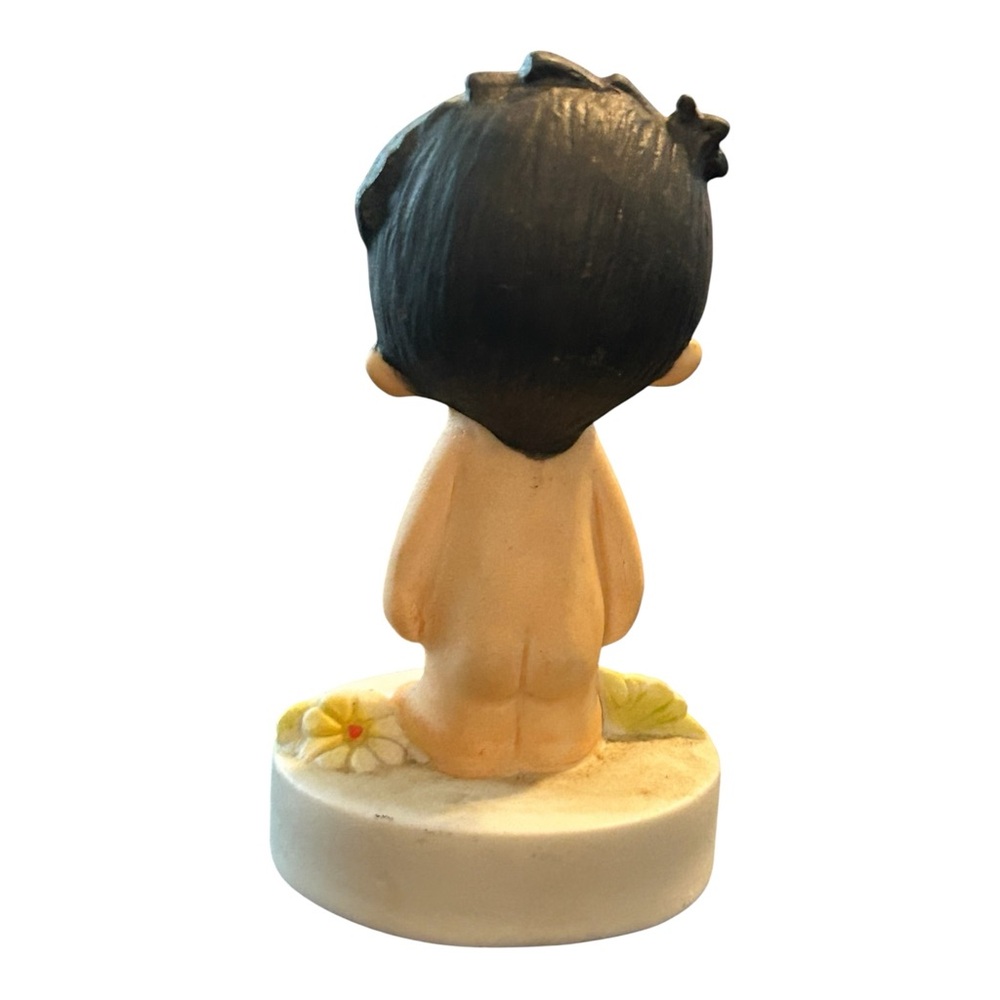 VTG 1972 Love Is...His First Smile in the Morning Figurine Kim Casali 4" Statue - Picture 5 of 9